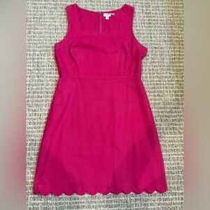 J. Crew Fuchsia Sleeveless Mini Dress